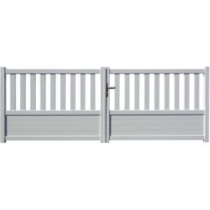 PORTAIL alu GENEVE BLANC 3.50m