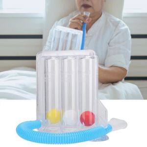 Exerciseur de respiration - HB010 - Spiromètre incitatif - Ergonomique - Couleur vive - Anti-chute