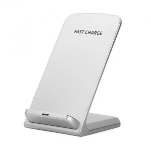 Chargeur Sans Fil Rapide Qi Chargeur Induction Wireless avec 2 Bobines pour Galaxy S8/ S8 Plus/S7 Edge/S6 Edge Plus/Note 5 (Blanc)