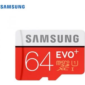 Samsung Carte Micro SD Evo Plus - 64 Go - avec adaptateur SD - Classe 10