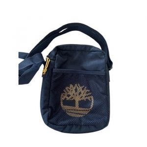 Sacoche - TIMBERLAND - Bleu Marine - Etanche - 100% Polyester recycl&eacute; - H21 x L16 x P5cm