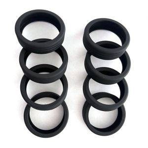 SALALIS couvre-roues de valise &agrave; bagages Couvre-roues de bagages 8 pi&egrave;ces protection des roulettes de valise coque en deco lit