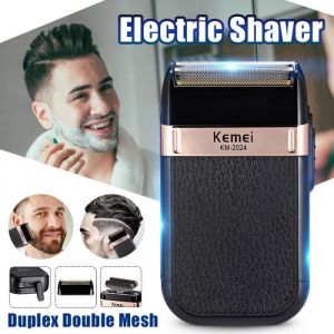 Kemei 3D Rasoir électrique pour hommes Brosse de nettoyage de visage USB 15X10.0X5.5 cm