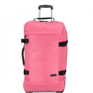 Sac de voyage à roulettes 74L double compartiment 70cm - Rose - BA50591G