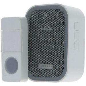 PROFILE CEEZAM Carillon sans fil avec flash set 18 mélodies 90DB - 200 m - Blanc