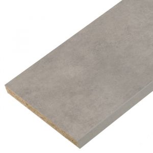 Plan de travail stratifié béton 2770 x 640 x 38 mm - PEFC 75%. FORESTEA Dimensions : 2750 mm x 640 mm x 38 mm