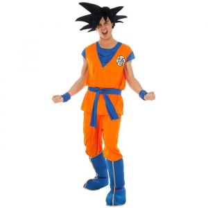 Déguisement Goku Saiyan Dragon ball Z adulte - Taille S - Costume soirée déguisée carnaval nouvel an