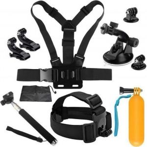 Kit Accessoires Cam&eacute;ra Sport 10-1 pour Gopro Hero 7-6-5-4 - Hero (2018) Cam&eacute;ra SJCAM YI Crosstour AKASO et Autres cam&eacute;ras da C03103