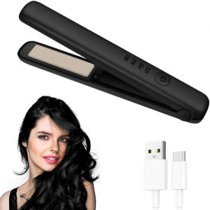 Mini Lisseur Sans Fil2 en 1 Lisseur Cheveux Sans FilLisseur PortableMini Lisseur De VoyageLisseur Sans Fil RechargeableMini