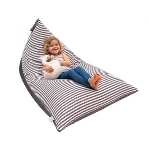 Pouf de rangement pour animaux en peluche - ZGEER - Gris - Intérieur - Enfant - Tissu