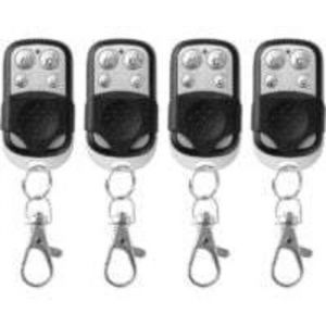 T&eacute;l&eacute;commande universelle portail - NO BRAND - Cloneur 43392 MHz - Lot 4 - Port&eacute;e 50 m - Compact avec cache coulissant