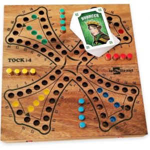 Jeu de Tock LEDELIRANT - 4 Joueurs - Artisanat en Bois dAcacia