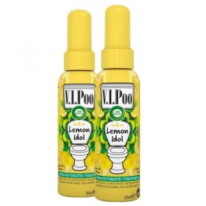 Air Wick Desodorisant WC Spray V.I.Poo Anti Odeur Parfum Lemon Idol 55 ml Lot de 2