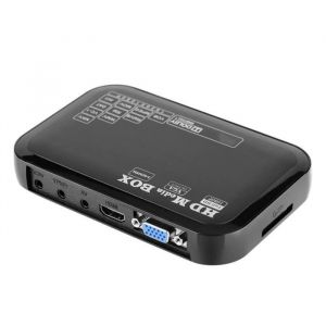 Lecteur multim&eacute;dia USB - DILWE - Mini Box - Full HD 1080P - Compatible RM/RMVB/H.264/WMV9
