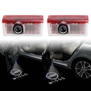 Couleur du logo Mercedes Projecteur dIntérieur de Bienvenue Pour Mercedes 2 Pièces Éclairage Pour Porte de
