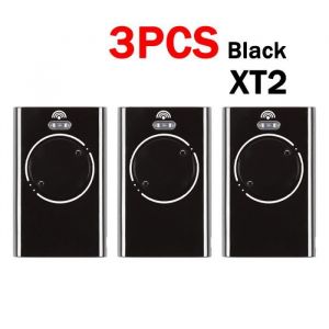 868MHz FAAC XT4 868 SLH LR-FAAC XT2 868 SLH LR T&eacute;l&eacute;commande Porte-Portail de Garage 787010 787009 FAAC XT4 XT2 - 3PCS XT2 Black