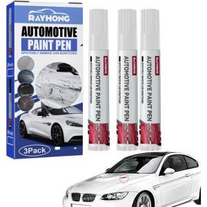 Stylo Retouche Peinture Peinture De Retouche pour Voiture Crayon Anti Rayure Voiture Efface Carrosserie Stylo De Peinture Blanc