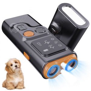 INN Anti Aboiement Chien Dispositif Anti-aboiement À Ultrasons Lampe De Poche LED Dispositif Anti-aboiement Sifflet Ultrason Chien
