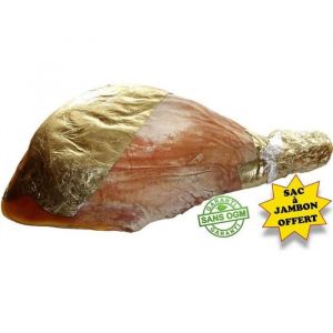 Jambon Serrano avec os sans patte +7 kg et son Sac à jambon.