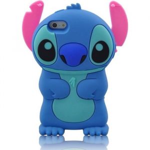 Lavie - Coque pour Apple Iphone 6 - Iphone 6S en Silicone en Lilo & Stitch - Bleu