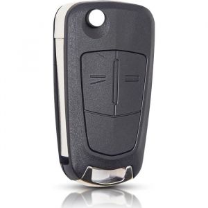 Coques de Clé Pliez pour Opel Corsa Astra Vectra Zafira Antara Tigra B-Car Key Case de Voiture Pilote E57 2 Boutons