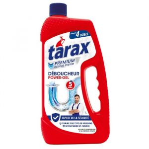 Pack de 6 - Tarax - Déboucheur Power-Gel 5 min 4 doses 1l