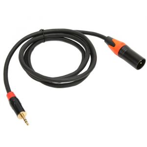 SALALIS c&acirc;ble 3 SALALIS 5 mm vers XLR C&acirc;ble adaptateur 3.5mm vers XLR Mini Jack Aux vers XLR m&acirc;le c&acirc;ble sonore pour t&eacute;l&eacute;phone