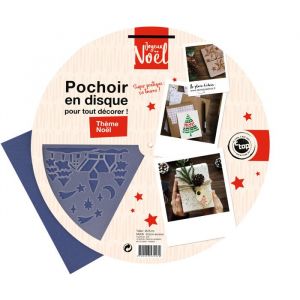 Pochoir de No&euml;l 25 cm Etoile de No&euml;l 85 cm