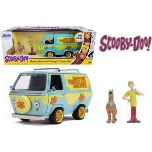 Camionnette Scoubidou Voiture The Mystery Machine 1/24 avec Sammy / Shaggy et Scoobydoo