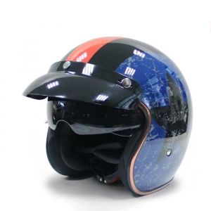 JIEKAI-Casque de Moto R&eacute;tro Vintagepour V&eacute;lo de CourseVespa ChopperAm&eacute;ricain USAPuzzles R&eacute;tro3-4510[F773988779]