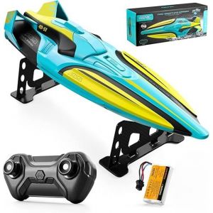 Bateau tlcommand pour enfants - 24Ghz RC Bateau de course grande Bateau bateau tlcommand tanche et double VEHICULE RADIOCOMMANDE