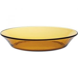 Assiette Creuse - DURALEX - 3007DF06 - Verre Vermeil - 195 cm - Compatible lave-vaisselle