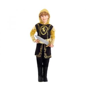 D&eacute;guisement - Chevalier dOr - 3-4 ans - Tunique avec capuche - Polyester - Blanc