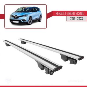 Barres de toit - Renault - Grand Scenic 2017-2023 - Aluminium - Gris - Verrouillable