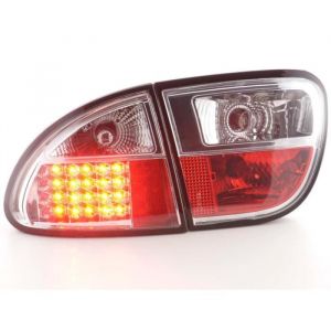 Paire de feux arrière Seat Leon 1M 1999 a 2005 Chrome Led