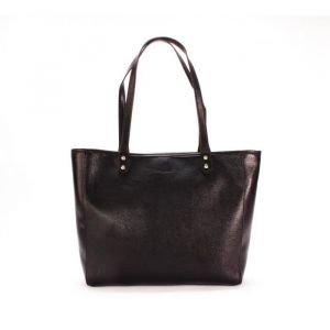 Sac cabas - CHRISTIAN LACROIX - Amatista 4 - Noir - Cuir saffiano - Bandoulière amovible
