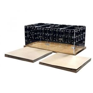 Lot de 8 tapis jetables en papier kraft 60x30 cm pour fond de cage liti&egrave;re hygi&eacute;nique &eacute;cologique petits animaux rongeurs
