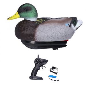 Bateau de course t&eacute;l&eacute;command&eacute; en forme de canard 24 GHz pour enfants jouet pour enfants mod&egrave;le de bateau RC