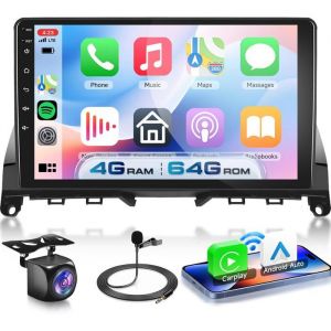 Autoradio Android 13 4G+64G Mercedes Benz C Classe W204 S204 2006-2011 9 Pouces HD