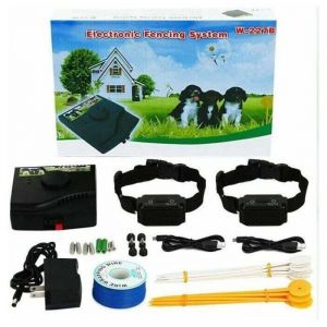 Collier anti-fugue pour cl&ocirc;ture &eacute;lectrique pour chien avec colliers