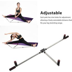 &Eacute;carteur de jambes 3 barres &Eacute;quipement fitness r&eacute;glable 9 trous Entra&icirc;nement ballet et gym Usage domicile et studio