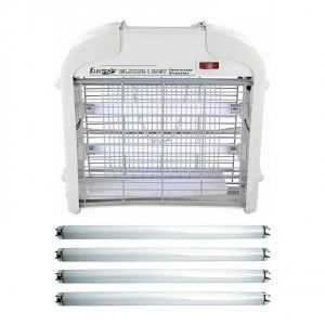 Destructeur dinsectes volants - Electris - ELKC212ET - 12W - 4 Tubes UV - Écologique