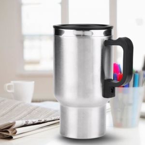 Bouilloire Electrique Chauffe-Eau Cafeti&egrave;re Th&eacute; Voiture Camping 12V 450ML - Marque - Mod&egrave;le - Gris - 120