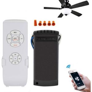 Wifi Kit De Télécommande Pour Ventilateur De Plafond Sans Fil Avec 4 Minuteries Et 3 Vitesses 220V 230V Interrupteur De Contrôle D