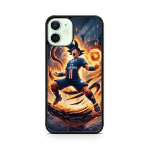 Coque de téléphone - Coque en Folie - Compatible Iphone 14 Dragon ball paris saint germain CR7 Ref 424