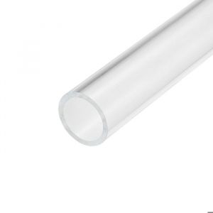 Tuyau Tube SOURCING MAP Acrylique Transparent Rigide Rond 24mm ID 30mm OD 6 pour Lampes Lanternes Syst&egrave;me refroidissement eau