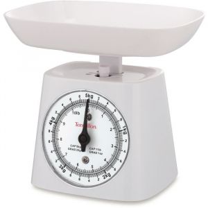 Balance de cuisine m&eacute;canique - TERRAILLON - Basic Clasic - Port&eacute;e 5 Kg - Bol 05 L- Pr&eacute;cision 25 g
