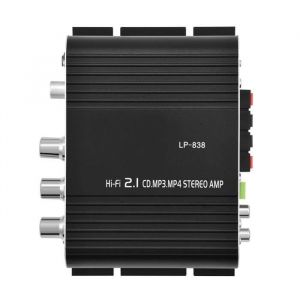 KIMISS Amplificateur stéréo Mini HiFi 2.1 basse stéréo Auto voiture amplificateur de puissance Audio domestique ampli numérique