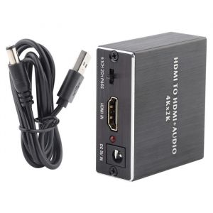 Convertisseur sparateur audio HDMI 4K x 2K extracteur HDMI vers HDMI SPDIF sortie audio 35 mm Label