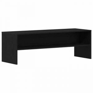 Console TV VENT-FLASH - Banc TV Meuble TV - ch&ecirc;ne noir 120x40x40 cm bois ding&eacute;nierie - Meuble de Salon（65023）ZLH